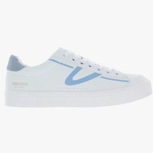 Tretorn Hopper Serve White and Blue Women's Sneakers Size 9. BNWT